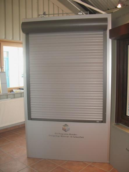 Vorbaurollladen Ausstellung